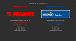 Desktop Screenshot of elektro-franke.de
