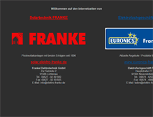 Tablet Screenshot of elektro-franke.de
